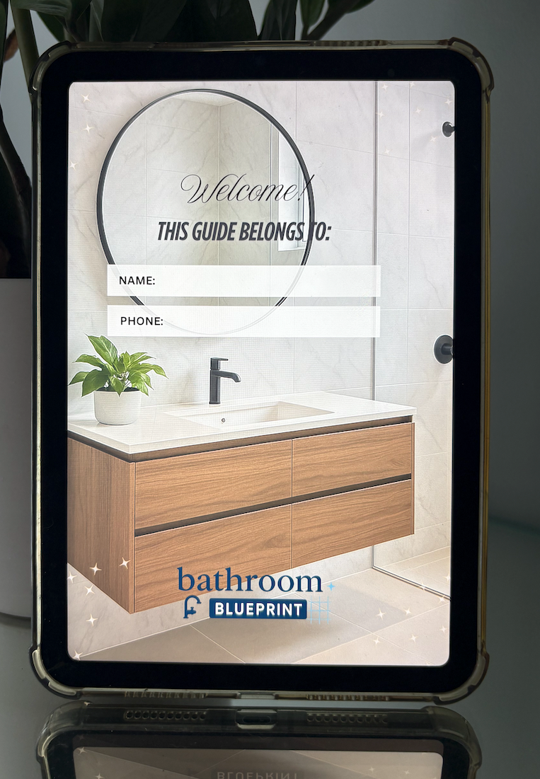 Bathroom Blueprint - Digital Version (Instant Access)