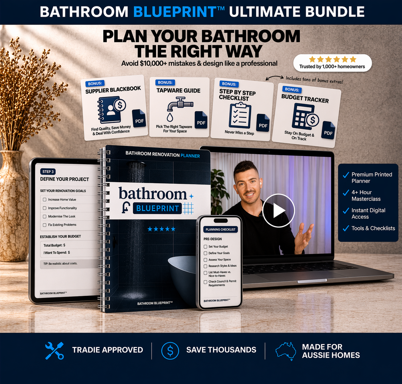 Bathroom Blueprint - Bundle (Book + Video)