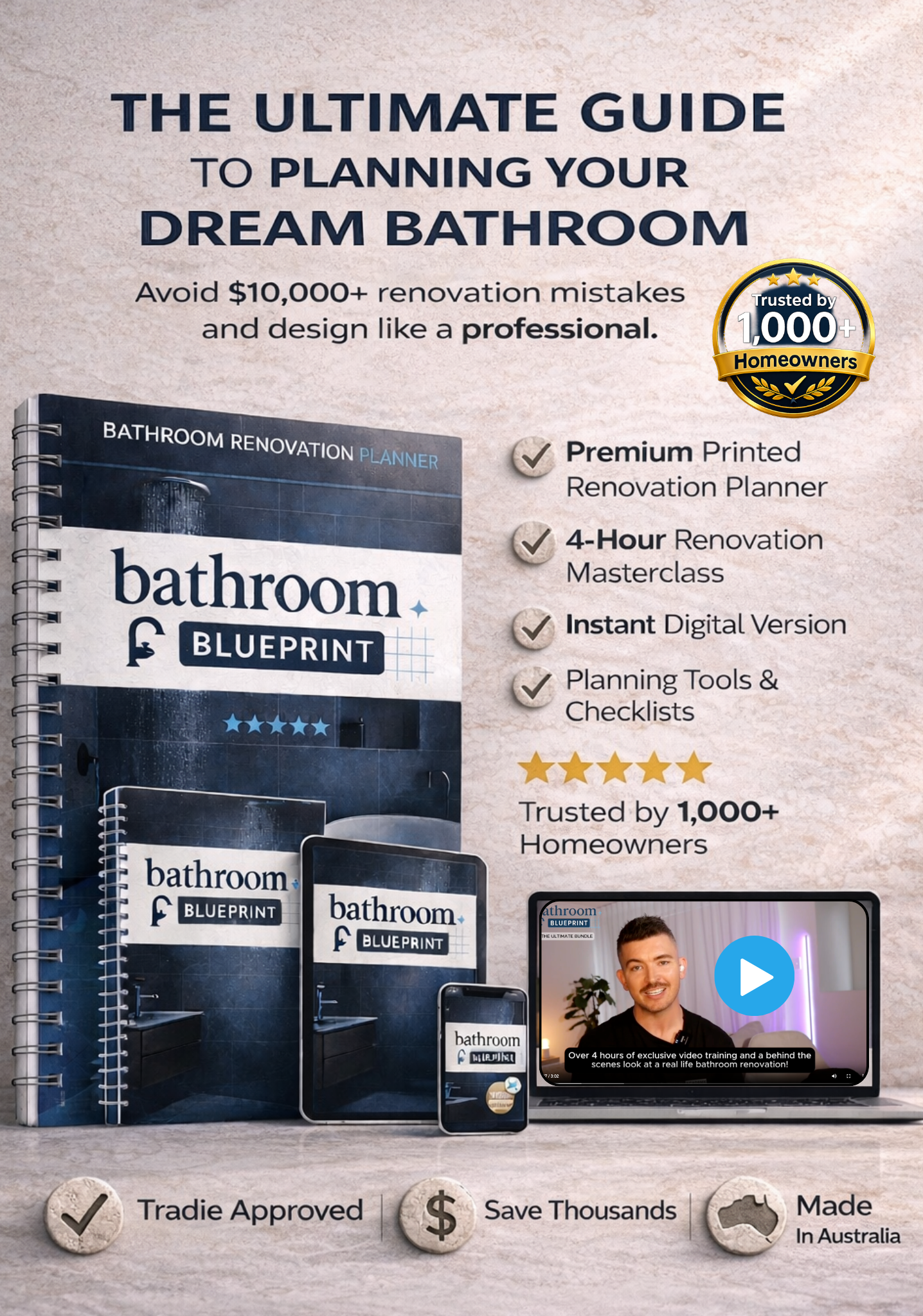 Bathroom Blueprint - Bundle (Book + Video)